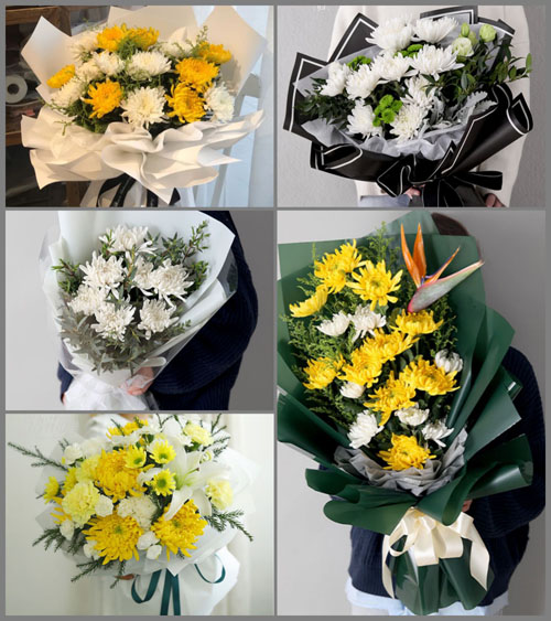 广东江门市台山市海宴镇廓峰村白事花束代送